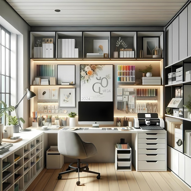 Photo creative workspace design