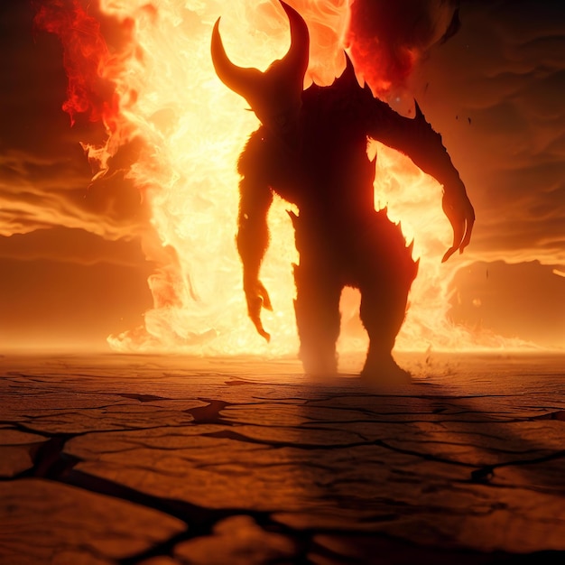 The Creature of Fire on Judgment Day