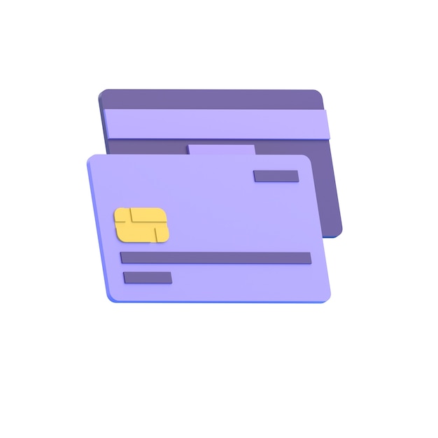 CREDIT CARD 3D RENDER