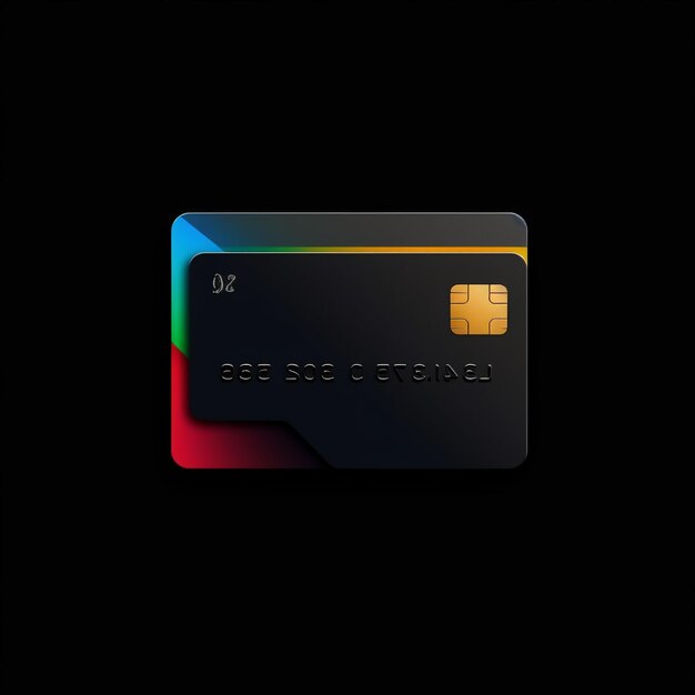 Foto progettazione di carte di credito