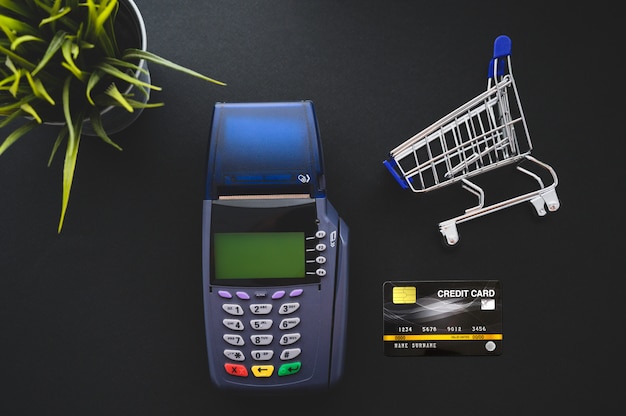 Credit card payment, buy and sell products & service concept.