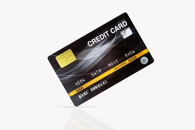 Creditcard op wit