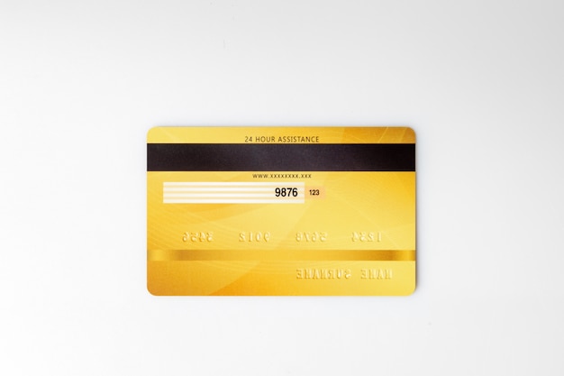 Creditcard op wit