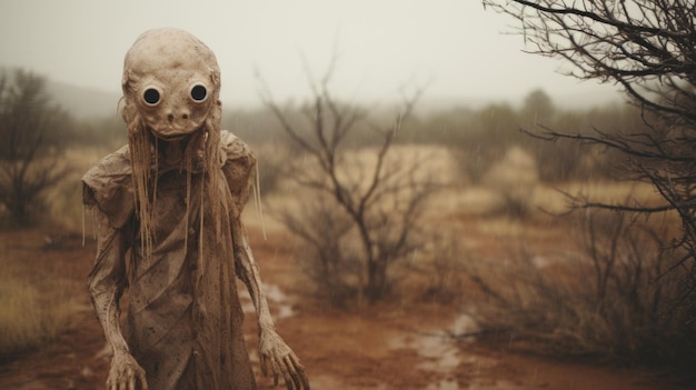 Creepy Creature of the Rainy Desert