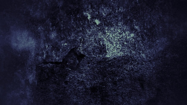 소름 끼치는 어두운 오래 된 벽 텍스처