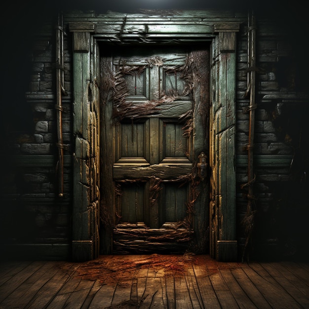 Photo creepy door
