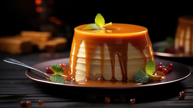 Creme caramel flan caramel pudding