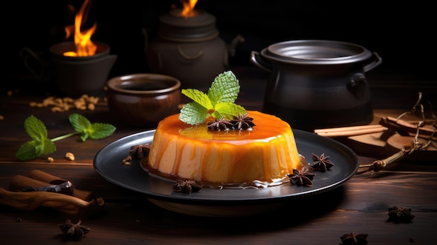 Creme caramel flan caramel pudding