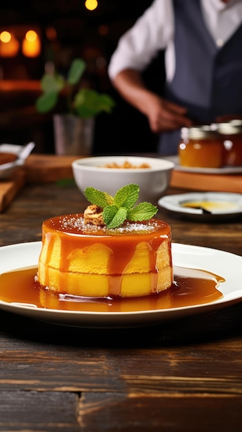 Crème karamel flan karamelpudding