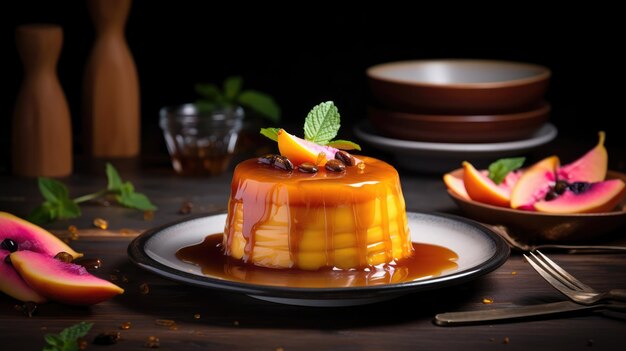 Crème karamel flan karamelpudding