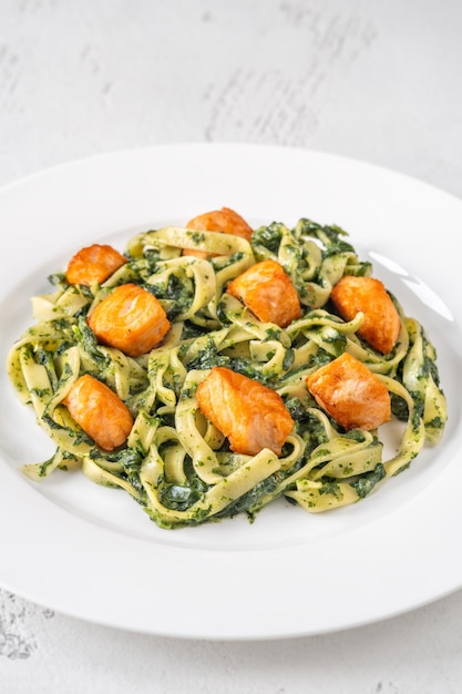 Creme spinach pasta