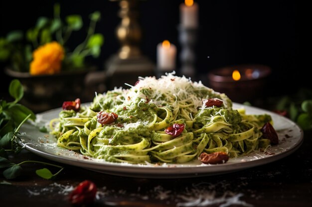 Cremeachtige avocado-pasta