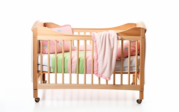 Crib for Babies isolated on transparent Background