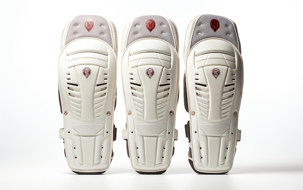 Cricket Pads on a white Background