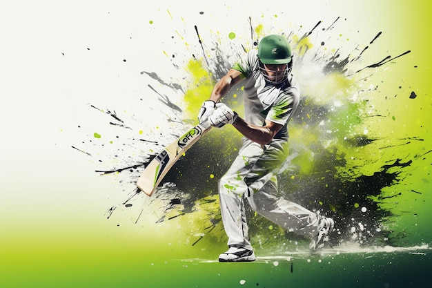 Cricket Spel Advertentie Generatieve Ai