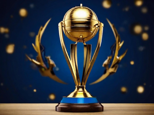 Постер трофея чемпионата мира по крикету 2024 года