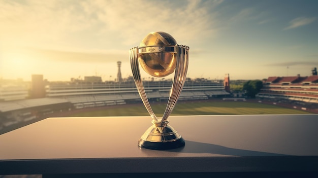 Cricket World Cup Trophy Generatieve Ai