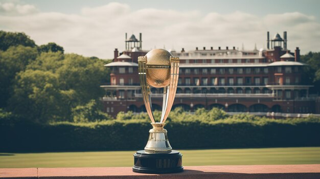 Cricket world cup trophy Generative ai