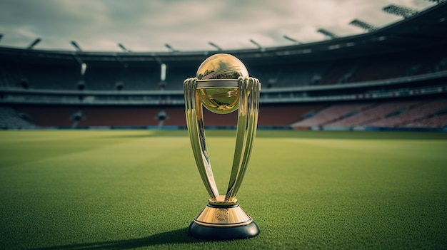 Cricket world cup trophy Generative ai