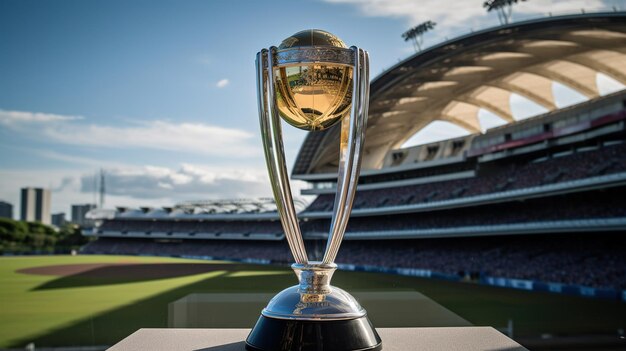 Cricket world cup trophy Generative ai