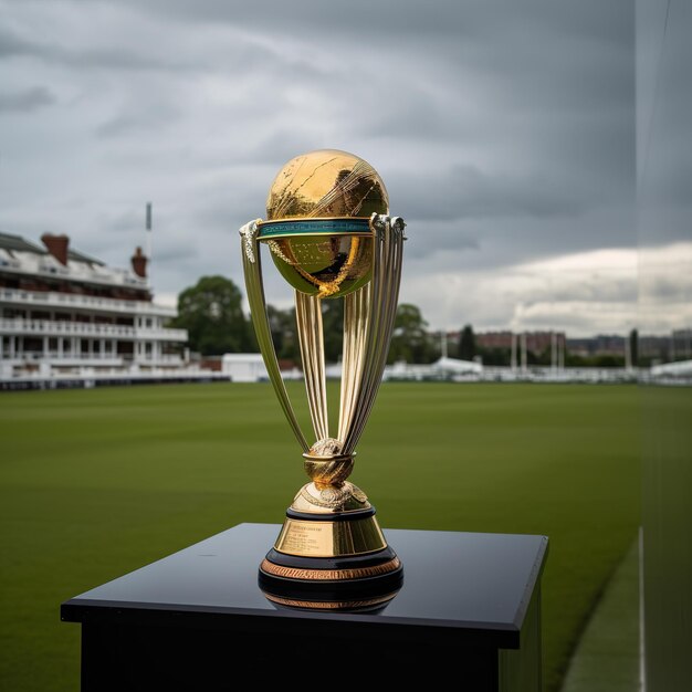 Cricket world cup trophy Generative ai