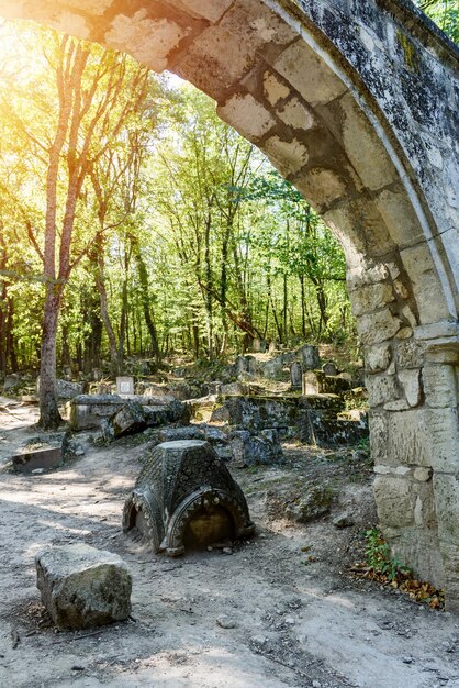 Crimea Bakhchisarai 13092019 Old Muslim cemetery