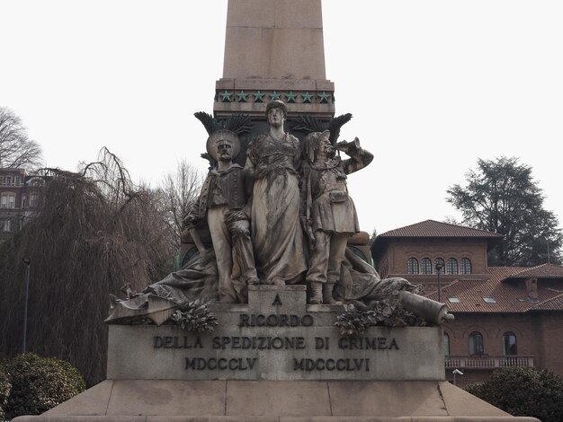 Crimean War memorial in Turin