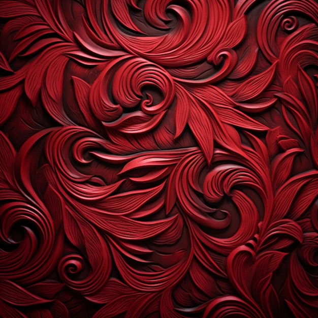 crimson background