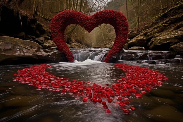 Foto foto della giornata di san valentino di crimson cascade