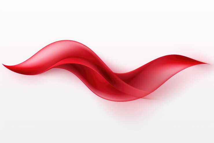 Crimson Cascade on White or PNG Transparent Background