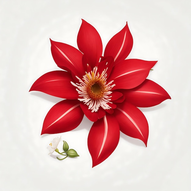 Crimson Charm Delightful Vector Floral Logo Gallery