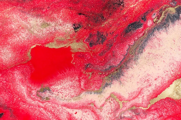深紅色の抽象的な流体の背景