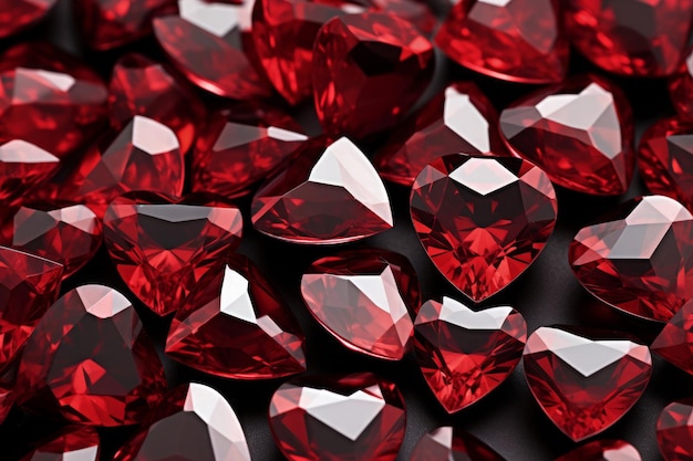 Crimson Crescendo Valentine achtergrondfoto