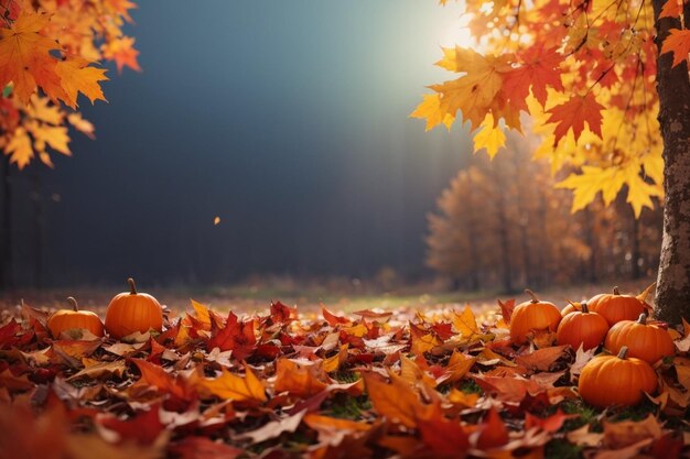 Crisp Cozy Gradient Autumnal Background