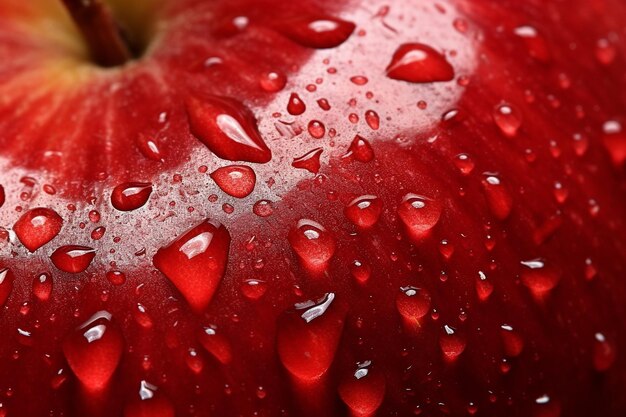 Crisp Elegance Perfect Apple Closeup