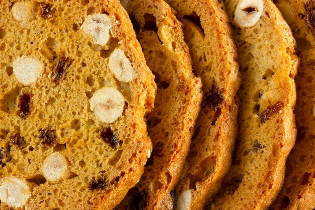 Crispy biscuits with fruit Italian biscotti