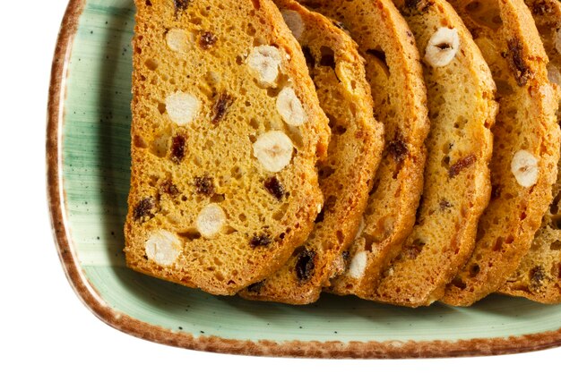 Crispy biscuits with fruit Italian biscotti