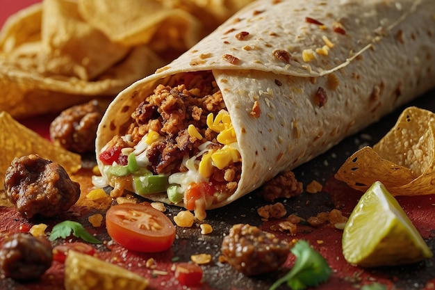 Photo crispy burrito crunch