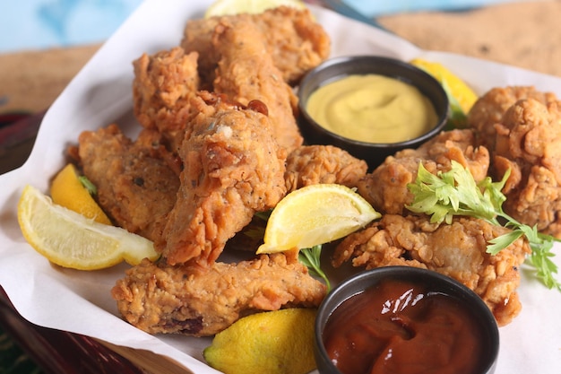 crispy chicken buffalo wings