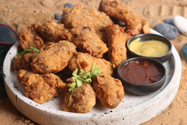 crispy chicken buffalo wings