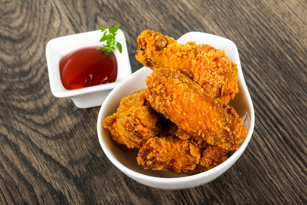 Crispy chicken wings