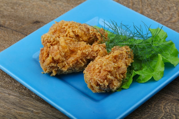 Photo crispy chicken wings