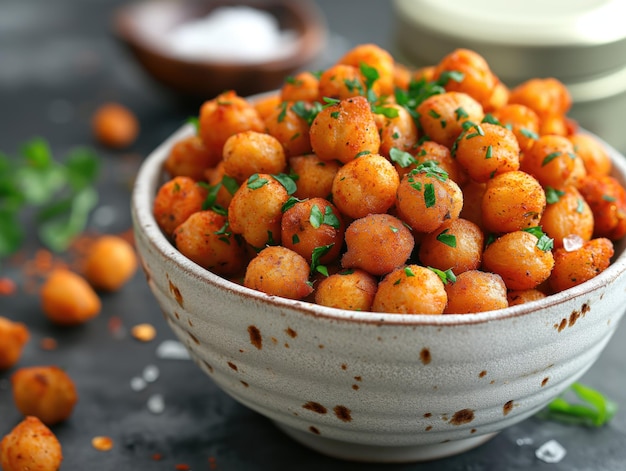 CRISPY CHICKPEA POPPERS