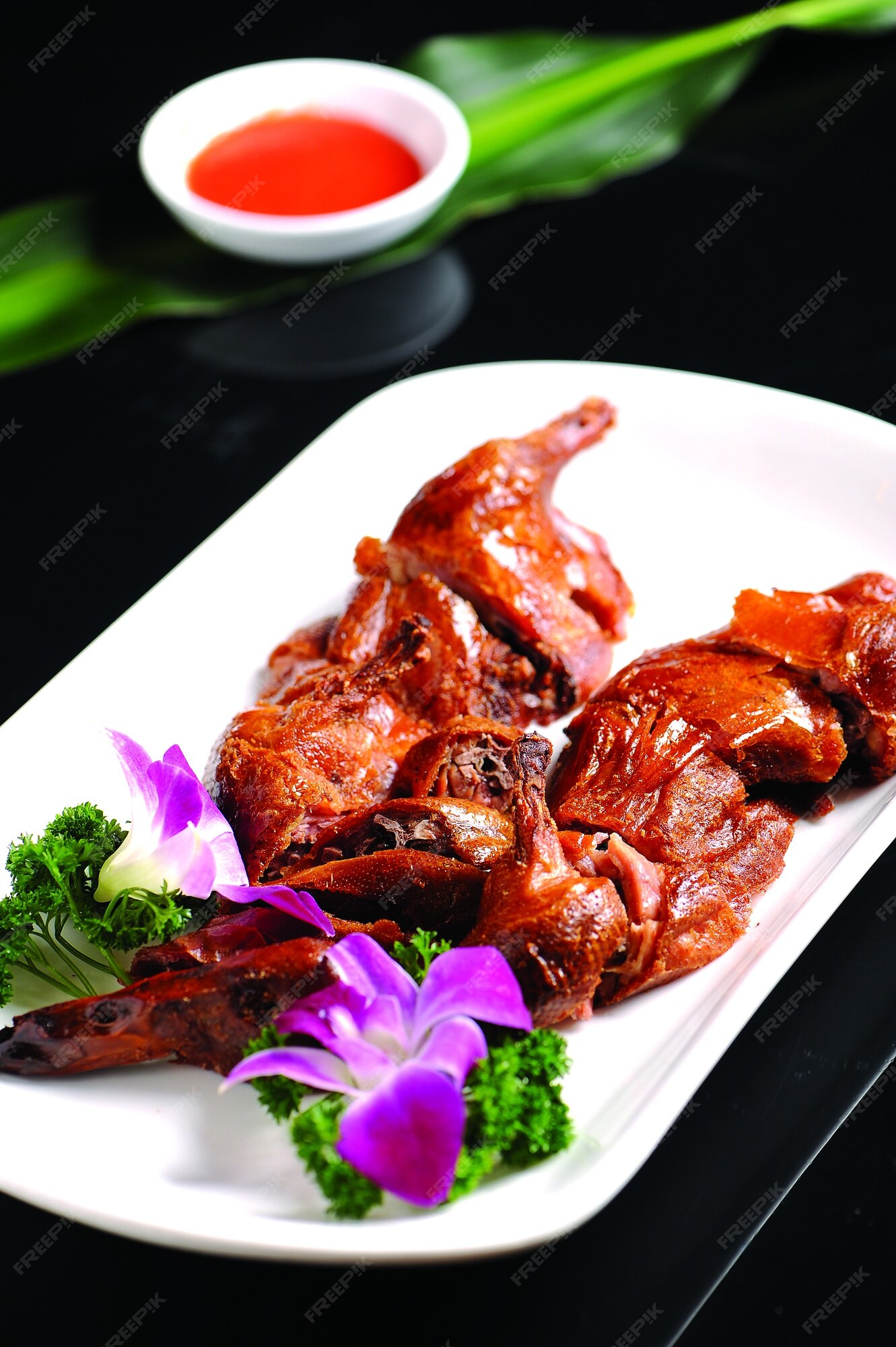 Premium Photo | Crispy duck