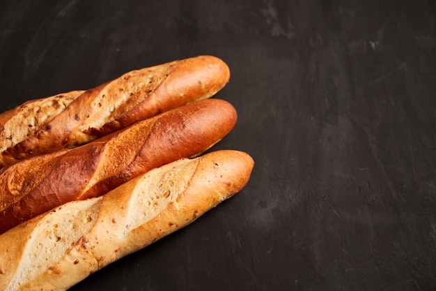 Crispy french baguettes