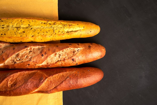 Crispy french baguettes