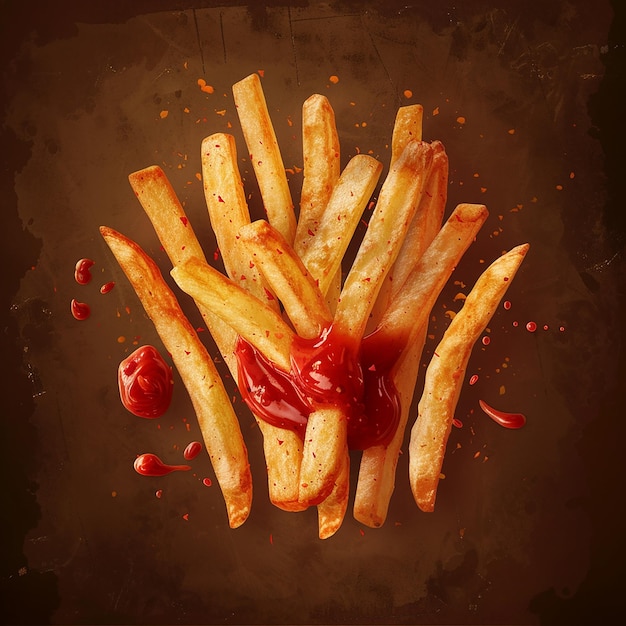 Crispy French Fries Graphic