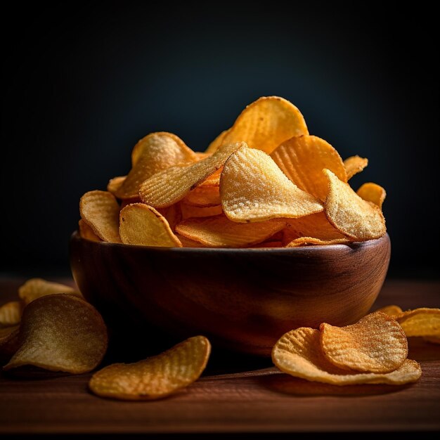 Crispy fresh potato fries