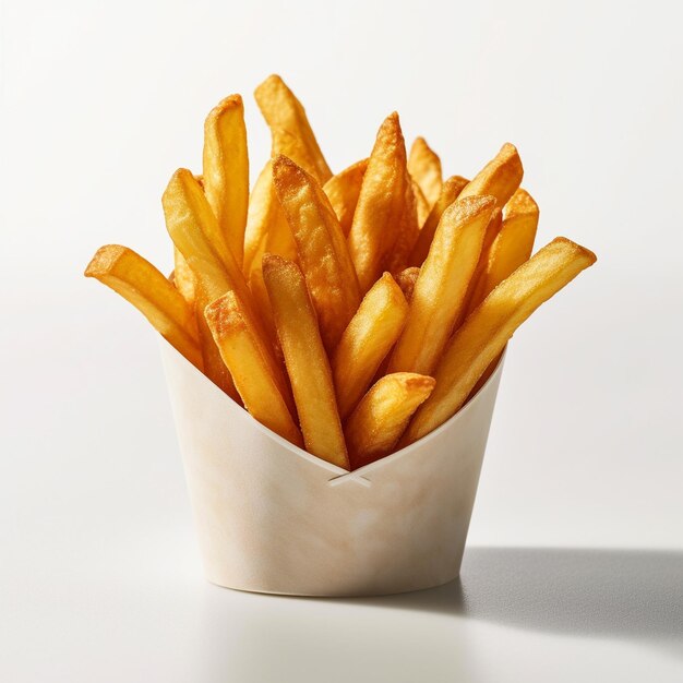 Crispy fresh potato fries