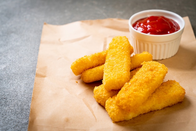 crispy fried fish fingers